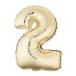  ваш заказ [woru mart бренд ] вес u selection plate номер ba Rune 2 примерно 40cm Gold 16inch Gold Number 2 Foil Ba