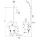 KVK �f�b�L�`�T�[���X�^�b�g���V�����[ KF3011T  �σs�b�`�^�C�v �����V�����[�t�� 190mm�p�C�v�t �������� �֘A�摜1