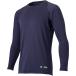  Descente DESCENTE бейсбол relax Fit рубашка нагрев мужской нижняя рубашка внутренний длинный рукав круглый вырез теплоизоляция защищающий от холода ворсистый материалы Baseball часть . тренировка tray человек 