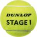  Dunlop DUNLOP stage 1 зеленый 3 лампочка входить ×4 жестяная банка мяч Play and стойка PLAY&amp;STAY... Kids Junior начинающий начинающий тренировка тренировка 