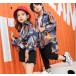 ダンス衣装 キッズ ヒップホップ HIPHOP チェック柄 シャツ パンツ ジャズ セットアップ 子供 ダンスウェア ジュニア 演出服 子供服 上下セット ジャズダンス