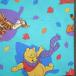 Disney* Vintage *Winnie the Pooh* медведь. .- san * Flat простыня * кукла * фигурка * общий рисунок *USED