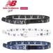  New balance Golf lady's belt Boston terrier tape belt 012-3982502