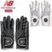  New balance Golf перчатка женский полоса Zebra обе рука для перчатка (WOMENS) new balance Golf 012-6185501 [ почтовая отправка рассылка ]