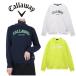  Callaway Golf женский тренировочный Logo принт обратная сторона шерсть вырез лодочкой тренировочный Callaway Golf C23117201 [2023 год весна лето модель ]