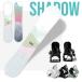  сноуборд доска 2 позиций комплект SHADOW тень женский сноуборд glatoli начинающий soft Flex мягкость . Camber 