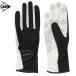DUNLOP Dunlop теннис soft теннис силикон принт перчатка ( обе рука комплект ) перчатки рукоятка сила UV cut выгоревший на солнце участок женский TGG0135W почтовая доставка OK