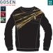 GOSEN Gosen футболка спортивная фуфайка обратная сторона ворсистый рубашка с длинным рукавом soft теннис одежда бадминтон одежда перемещение надеты W25A02 унисекс 