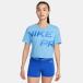  Nike NIKE женский тренировка одежда tops футболка короткий рукав PRO графика S/S футболка FQ4986 412 [2024SS]
