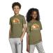  Adidas adidas Junior спорт casual одежда tops короткий рукав футболка K FOOD графика футболка JV5250 JYD16 [2025FW]