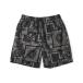  New Era NEW ERA мужской женский спорт casual одежда низ шорты EASY SHORT PANTS ORI PAISLEY BLK 14856742 черный [2026SS]