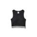  New Era NEW ERA женский спорт casual одежда tops внутренний майка WS RIB CROPPED TANK BLK 14857968 черный [2026SS]