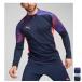  Puma PUMA мужской футбол одежда tops длинный рукав полный Zip джерси INDIVIDUAL финальный 1/4 Zip спортивная куртка 659853 [2024SS]