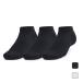  Under Armor UNDER ARMOR мужской женский тренировка аксессуары носки носки (3 пар комплект ) Unisex UA TC 3pk Low Cut 1386312 [2024FW]