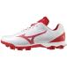  Mizuno MIZUNO бейсбол отметка шиповки ue- яркий Revo 11GP222162 белый × красный [2022FW]