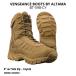 arutama side Zip Tacty karu boots ALTAMA 8" W/SIDE ZIP VENGEANCE BOOTS SR30503(BT-598-CY) outdoor military 