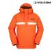  Япония стандартный товар Volcom одежда жакет 22-23 VOLCOM LONGO PULLOVER OSH-Orange Shock G0652311 MEN'S мужской тянуть over сноуборд 