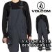  Япония стандартный товар одежда для сноуборда bib брюки Volcom VOLCOM MENS V.CO SPARTA BIB OVERALL Black мужской 24-25