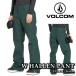  Япония стандартный товар одежда для сноуборда брюки Volcom VOLCOM WOMENS HALLEN PANTS Scarab женский 24-25