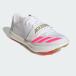 adidas Adidas ADIZERO TJ/PV WC( Adi Zero TJ/PV) наземный шиповки ( три уровень .* палка высота .) KJ9542( foot одежда белый / core черный / Gold металлик )