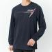 [ почтовая доставка соответствует ]NISHI(nisi* спорт ) Athlete Pride длинный рукав рубашка бег рубашка * рубашка с длинным рукавом 2811A599-400(P темно-синий )