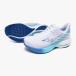MIZUNO Mizuno ue-b rider 28[wi мужской ] женский бег обувь J1GD240321( белый × голубой × голубой )