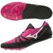  Mizuno средний растояние ji мужской часть MD u1ga201360 пригодный для любой погоды специальный розовый наземный шиповки 