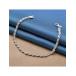  ювелирные изделия мужской браслет 925 sterling серебряный металлизированный винт . трос цепь браслет мода Uni sek