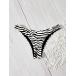  женский купальный костюм низ Zebra полоса бикини низ 