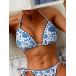  женский купальный костюм tops цветочный принт принт ho ruta- треугольник бикини верх 