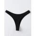  lady's swimsuit bottoms high cutback bikini bread tea 