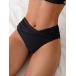  женский купальный костюм низ женский solid цвет плиссировать бикини низ машина ni bar 