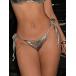  lady's swimsuit bottoms for women bikini lower part strap solid color 