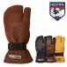 �X�m�[�{�[�h �O���[�u �w�X�g�� HESTRA 3-FINGER GTX FULL LEATHER 33882 �����Y ���f�B�[�X �X�L�[ 24-25 ���{���K�i