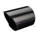  muffler cutter universal car carbon fibre exhaust muffler chip cover lustre exist mat 89mm car tail throat ( size : Glossy)