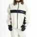 DC Shoesti-si- обувь сноуборд жакет ti-si- snow подставка Zip жакет белый DJK243933-WHT