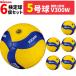 MIKASA �~�J�T �o���[�{�[�� 5���� ���苅 ���ی��F�� 6���Z�b�g V300W  [��ʁE��w�E���Z�p]