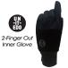 [UN-IT-EDO] Anne ito Ed [2-Finger Out Inner Glove] two палец наружный внутренний перчатка / перчатки / задний Country / лыжи / сноуборд 