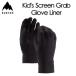 [BURTON] Barton [Kid's Screen Grab Liner] Kids перчатка подкладка True Black 25-26 сноуборд перчатка детский 