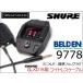 SHURE GLXD16 磻쥹 ֥ BELDEN 9778 ߥXLR TA4F ȥץ饰