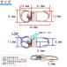 �i�X�J�� ��]�J�� U���^�i�X�J�� 3.4cm ���a11mm �t�b�N �J���� ���ߋ� �L�[�z���_�[ ���� �n���h���C�h �p�[�c �֘A�摜1