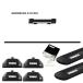 THULE ꥢset1ʬ FIAT 500X #33413# DR th7106 th7112B kit6107 th7322