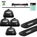 1/4Ź�߸˥��� THULE ����ꥢset MITSUBISHI Airtrek  CU2W CU4W# RR�� th710410 th7112B th7325 th332  ��