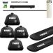 THULE ����ꥢset MITSUBISHI Airtrek Sportgear  CU2W CU4W# RR�� th710410 th7112B th7326B STWH13 ��