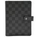 [. скидка ][ прекрасный товар ]LOUIS VUITTON Vuitton Damier gla Fit Agenda MM R20242 R10174 органайзер обложка для записной книжки 