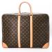 [ прекрасный товар ]Louis Vuitton Louis Vuitton Sirius 55ga- men to кейс путешествие для Boston монограмма парусина кожа Brown чай M41404