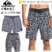  шорты для серфинга мужской спортивные шорты QUIKSILVER Quick Silver SURFSILK WASHED 18 длина ног 18cm шорты Surf шелк woshu обработка [EQYBS04650]