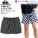  шорты для серфинга мужской спортивные шорты 16 length в клетку QUIKSILVER Quick Silver вода суша обе для сетка карман есть 4WAY стрейч [QBS222020]