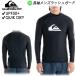  Rush Guard длинный рукав мужской ALL TIME LR QUIKSILVER Quick Silver эластичность уличный морской вода суша обе для UV cut выгоревший на солнце участок меры [QLY231021]