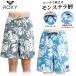 ROXY Roxy шорты для серфинга женский длинный длина спортивные шорты EVENING CALM PRINT UPF50+ вода суша обе для монстера рисунок купальный костюм море бассейн шорты RBS231022